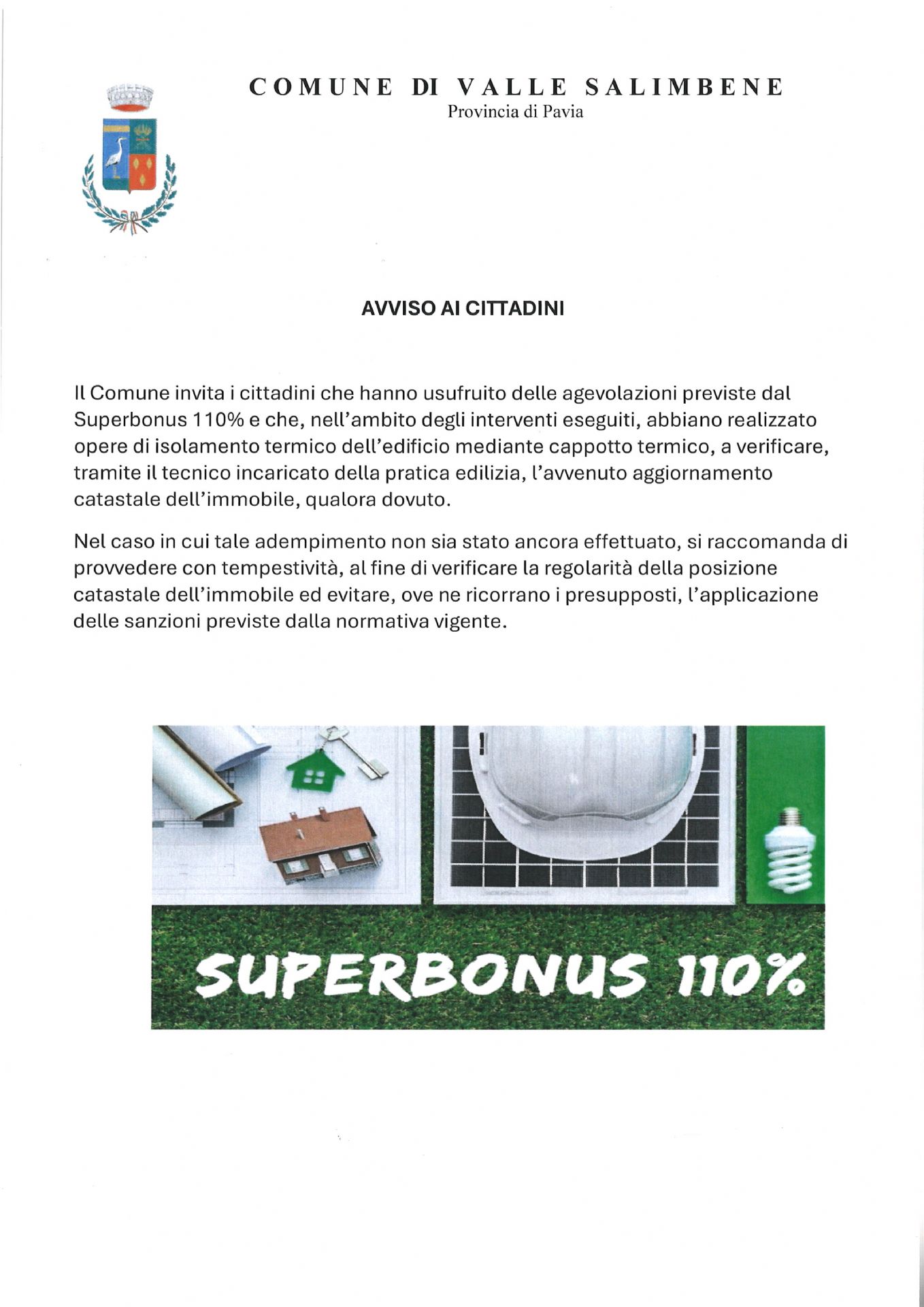 avviso ai cittadini 